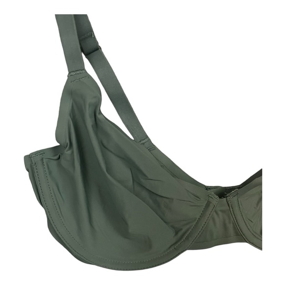 Aerie SMOOTHEZ Mesh Unlined Bra in Royal Palm 36C NWT - Picture 6 of 10